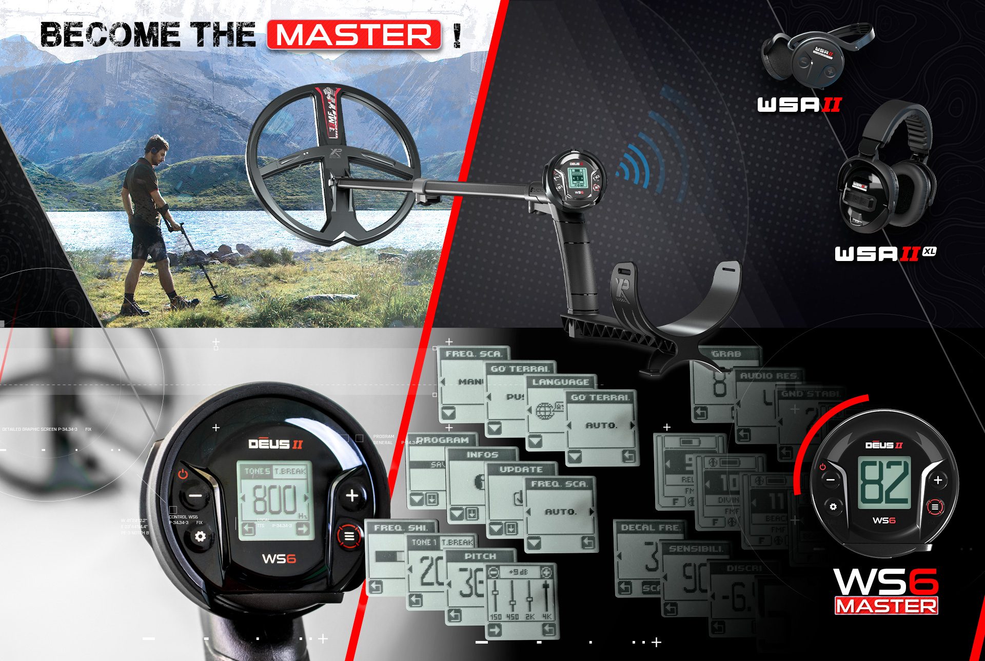 Yozgat XP Deus II WS6 MASTER - XP WS6 MASTER Deus 2 saha ve su kullanımı